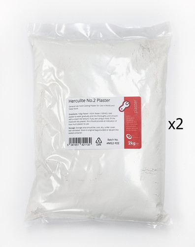Herculite casting plaster - 2,