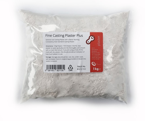 Fine casting plaster paris - fine, of