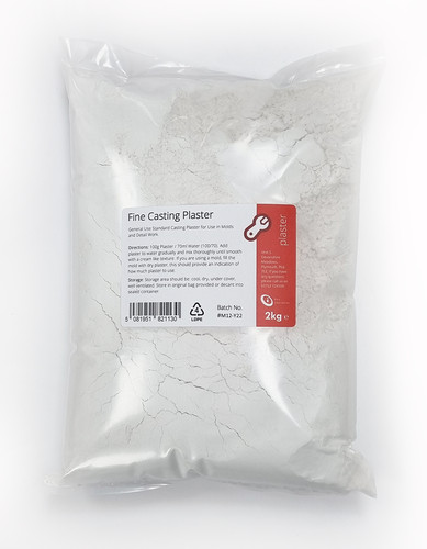 Fine casting plaster - casting, of